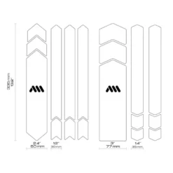 All-mountain-style Honeycomb Frame Guard Full Stickers -Xlc Industriea Shop all mountain style honeycomb frame guard full stickers 2